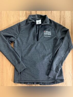 Washington University School of Medicine PT PHYSICAL THERAPY Gray Quarter-Zip M